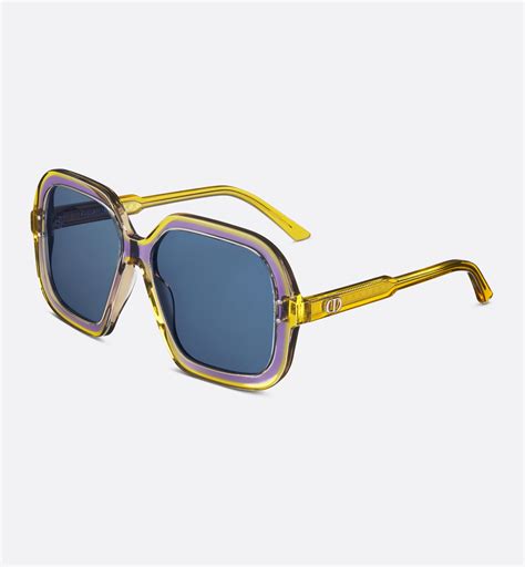 dior sunnies women|DiorMidnight S1I Transparent Purple Square Sunglasses .